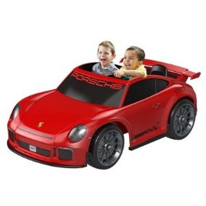 保时捷 Porsche 911 Gt3 儿童电动玩具车 父母可控速
