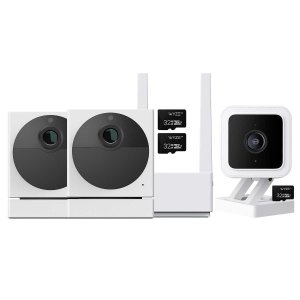 Wyze Security Camera System 3-pack with Person/Package Detection