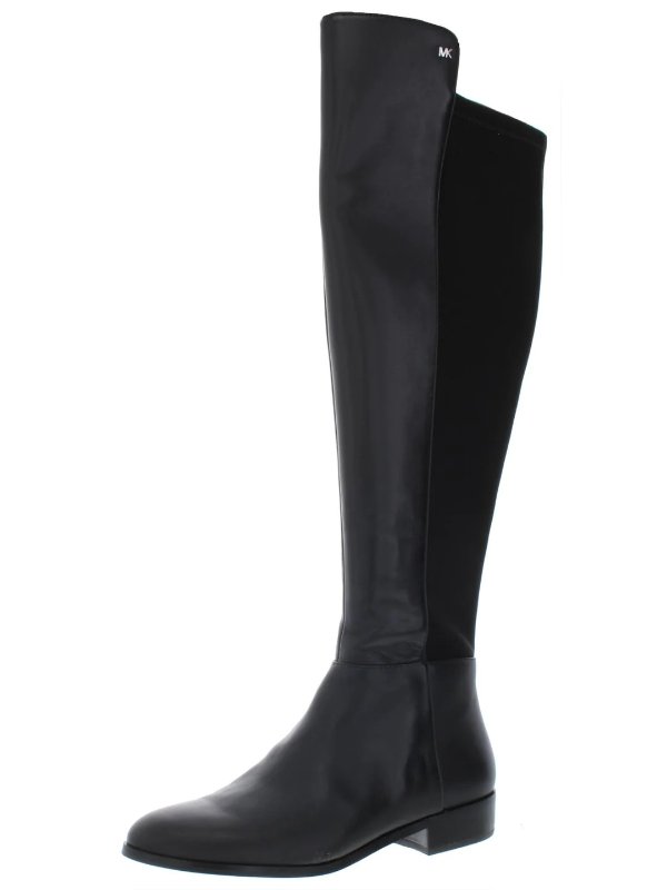 Bromley Womens Leather Knee-High Riding Boots