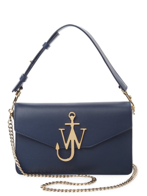 Leather Logo Buckle Crossbody Bag by J.W. Anderson at Gilt