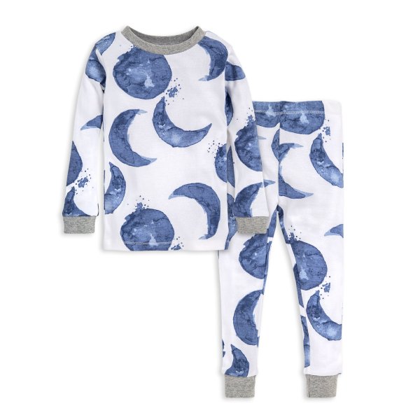 Hello Moon! Snug Fit Organic Toddler Pajamas