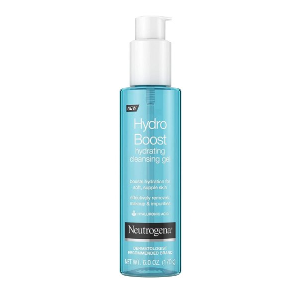 Hydro Boost Hydrating Gel Facial Cleanser & Makeup Remover Face Wash