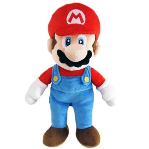 Little Buddy Super Mario All Star Collection 1414 Mario Stuffed Plush, Multicolored,9.5"