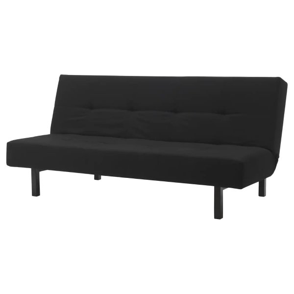 BALKARP Sleeper sofa, Knisa black