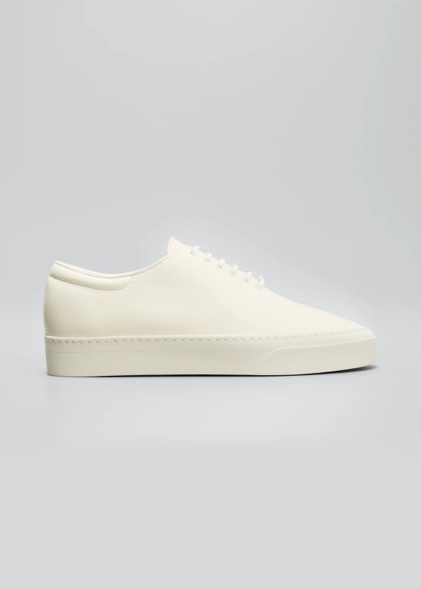 Marie Leather Low-Top Sneakers