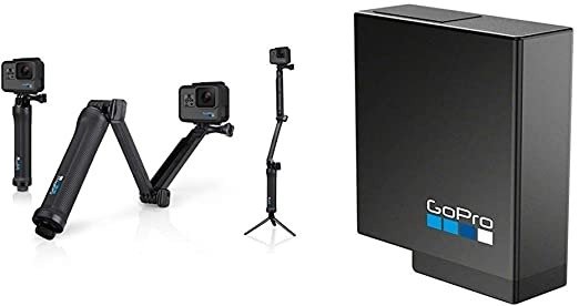 3-Way Grip, Arm, Tripod with Rechargeable Battery