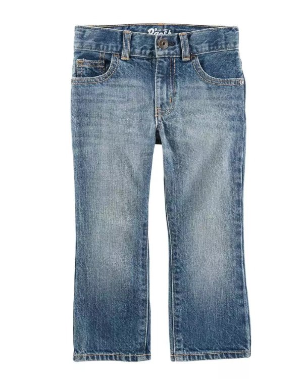 男小童牛仔裤，2T-5T