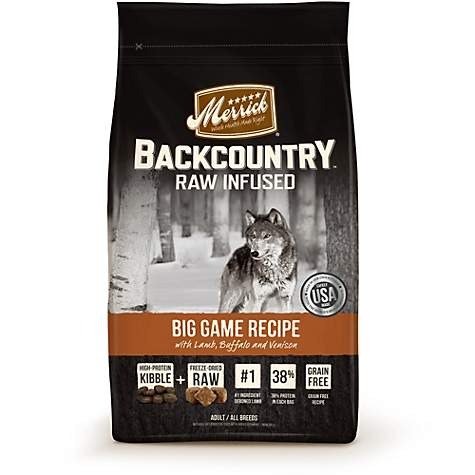 Backcountry Grain Free Raw Infused Big Game Dry Dog Food