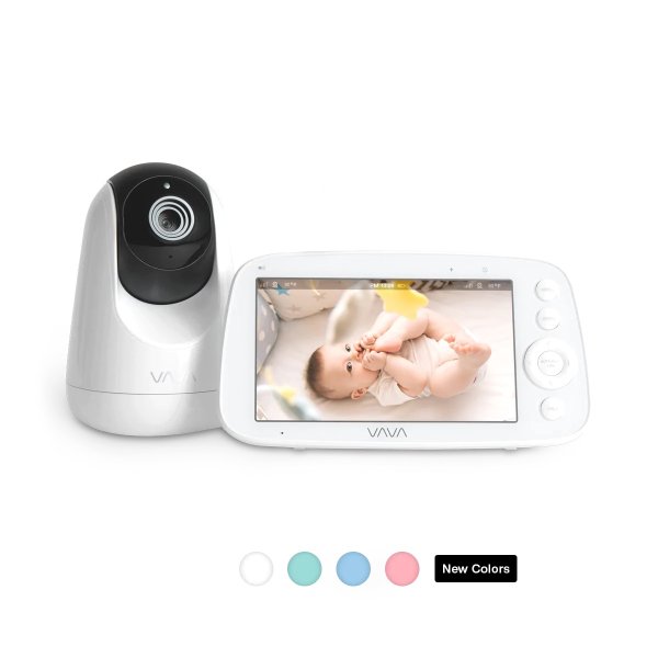 720P Video Baby Monitor Blue/Green/Pink