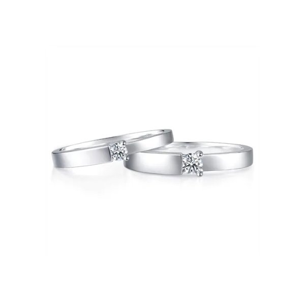 PROMESSA As One' 18K White Gold Diamond Ring (Men's style) | Chow Sang Sang Jewellery eShop