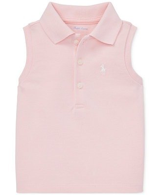 Baby Girls Sleeveless Cotton Polo Shirt & Reviews - Shirts & Tees - Kids - Macy's