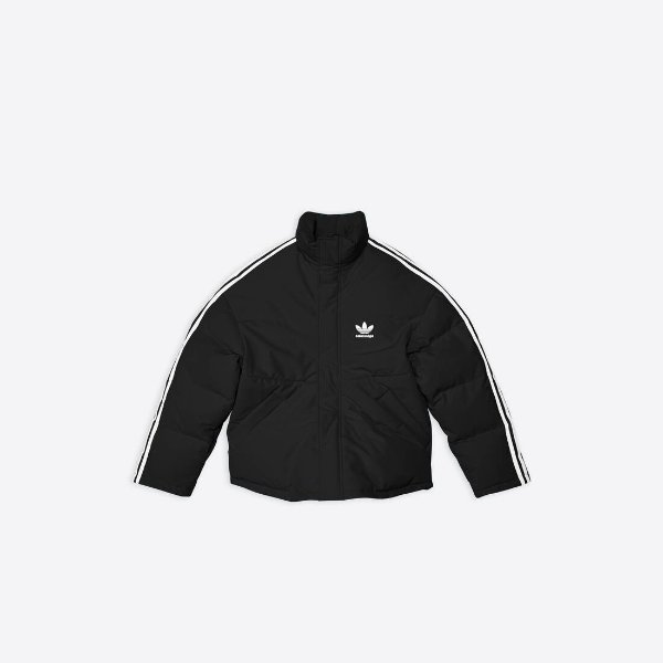 Women's Balenciaga / Adidas Puffer Jacket in Black