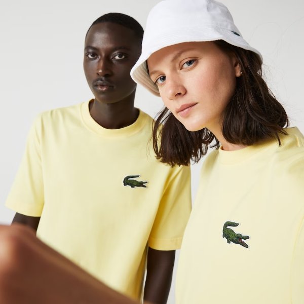 Unisex Loose Fit Large Crocodile Organic Cotton T-Shirt