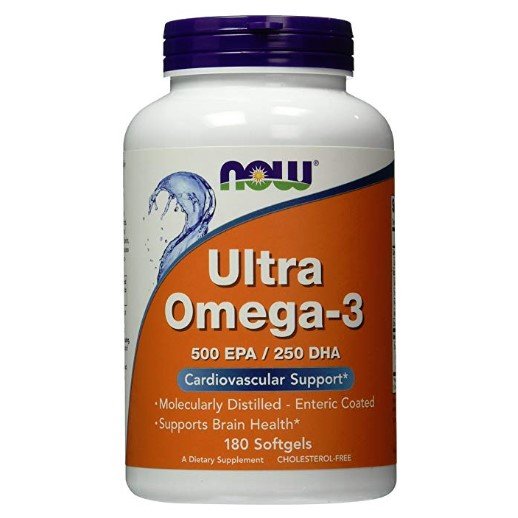 NOW Ultra Omega 3 Fish Oil,180 Softgels