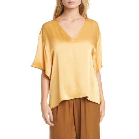 VinceV-Neck Blouse