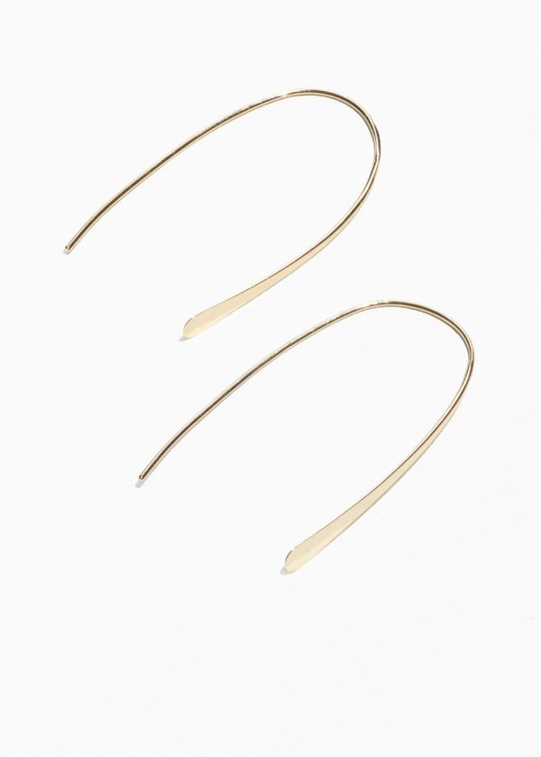 Semi-Hoop Earrings - Gold - Earrings - & Other Stories US