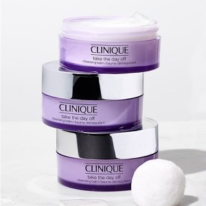 即将截止：Clinique 紫胖子系列卸妆产品无门槛7.5折热卖