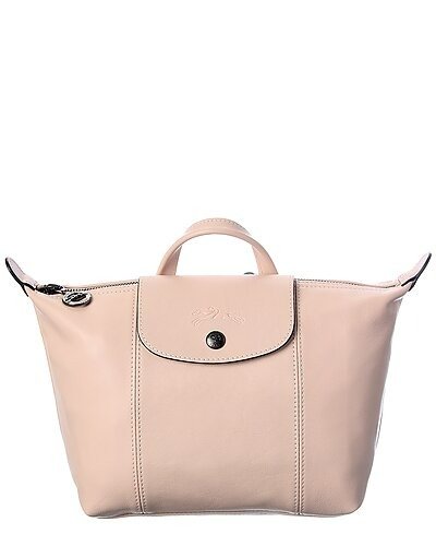 Le Pliage Cuir Leather Backpack