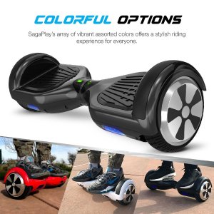 Today Only:SagaPlay F1 Pro Self Balancing Scooter Motorized 2 Wheel Self Hover Balance Board