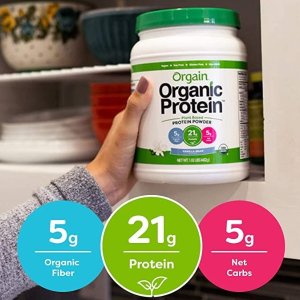 Amazon Orgain Organic Plant Based Protein Powder
