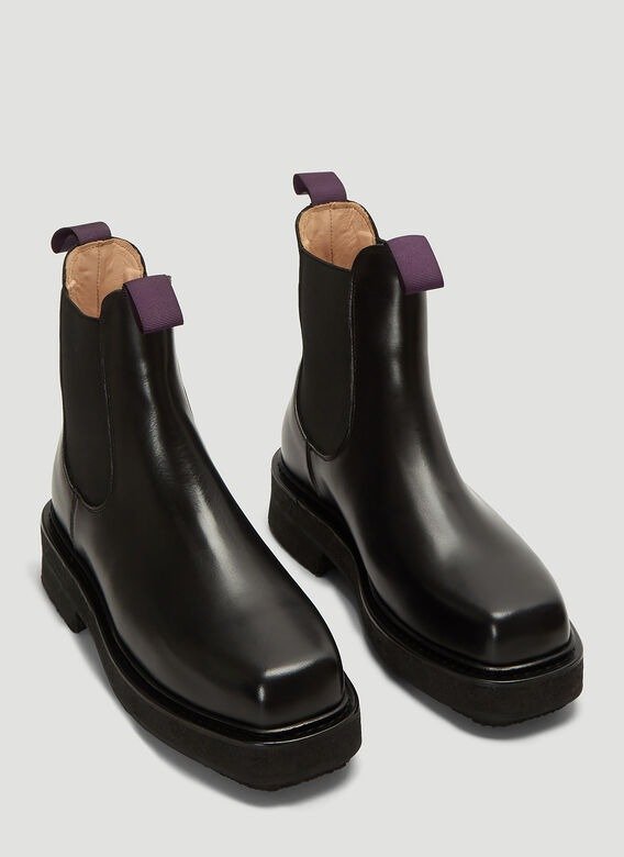 Eytys Ortega Leather Chelsea Boots in Black | LN-CC
