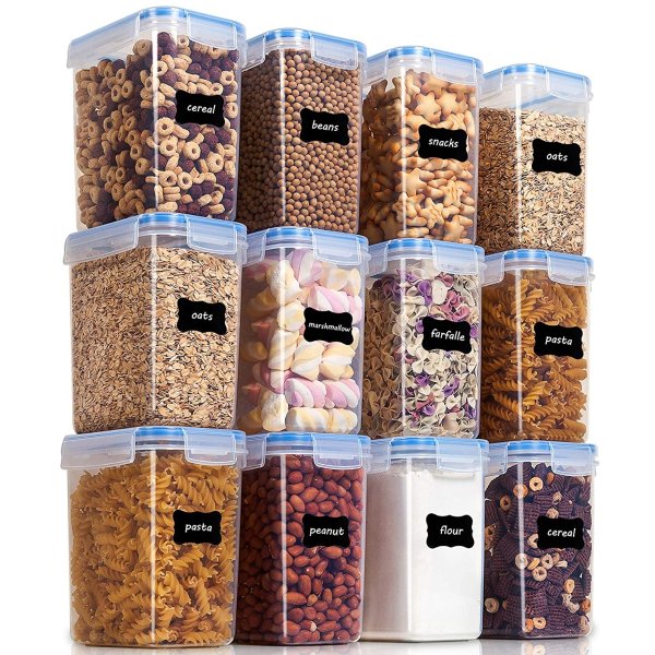 Vtopmart Airtight Food Storage Containers 12 Pieces 1.5qt / 1.6L