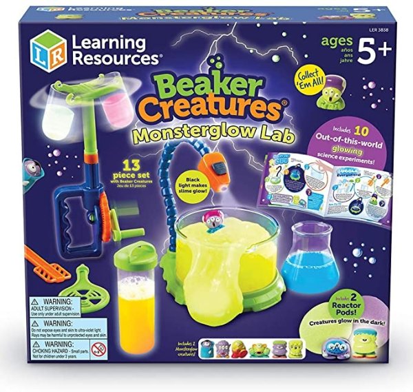 Beaker Creatures Monsterglow Lab, Science Exploration, Slime, STEM, Homeschool, Ages 5+