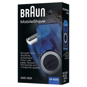Braun Electric Razor for Men, M60b Mobile Electric Foil Shaver