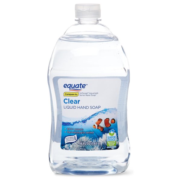 Clear Liquid Hand Soap Refill, 56 fl oz