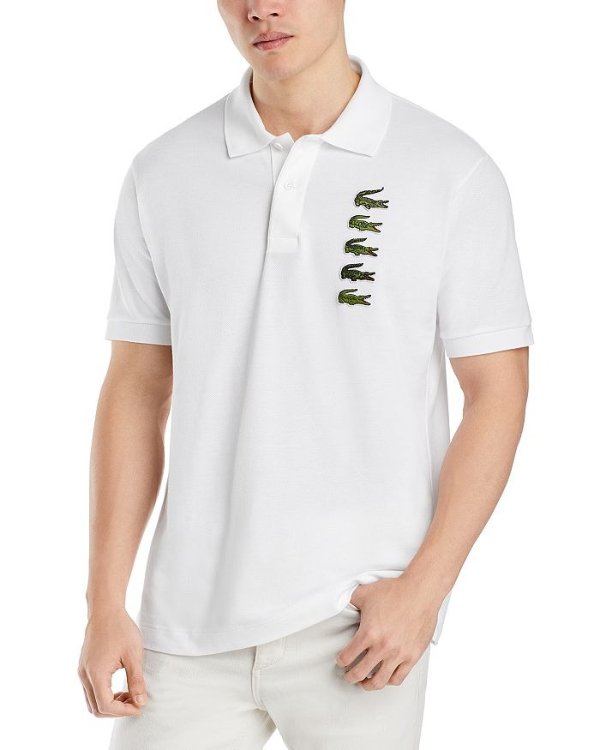 Ribbed Cotton Polo Shirt