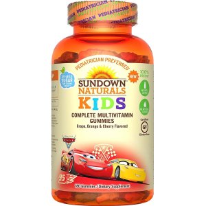 Sundown Naturals 汽车总动员儿童复合维生素片180片