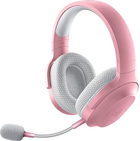 Barracuda X Wireless Gaming & Mobile Headset (PC, Playstation, Switch, Android, iOS): 2022 Model - 2.4GHz Wireless + Bluetooth - Lightweight 250g - 40mm Drivers - 50 Hr Battery - Quartz Pink
