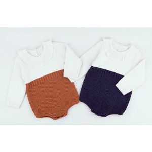 Two tone knit bodysuit