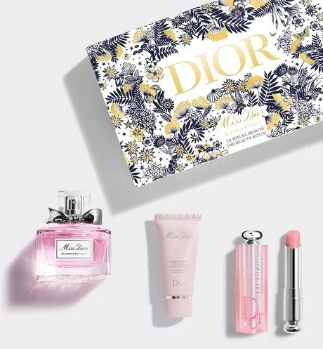 Miss Dior Blooming Bouquet The Beauty Ritual Gift set - eau de toilette, lip balm & hand cream
