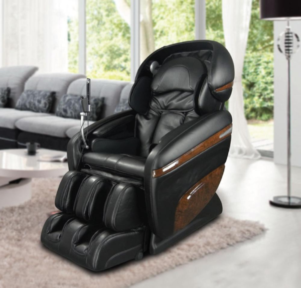 Pro Dreamer Series Black Faux Leather Reclining Massage Chair with 3D S-Track, Built-in MP3 Speakers, and Foot Rollers OSDREAMERBL - The Home Depot