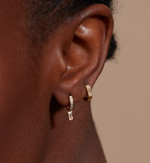 Disco Huggie Earrings | Monica Vinader