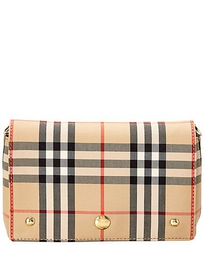Small Vintage Check & Leather Crossbody