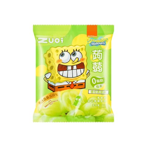 ZUO一下 低卡蒟蒻果冻香印青提味 96g