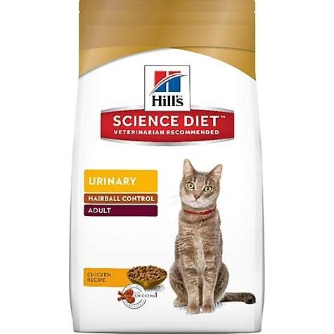 Urinary Hairball Control Adult Chicken Cat Food