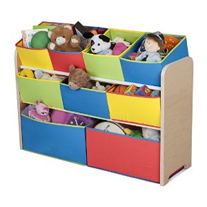 Delta Children Multi-Color Deluxe Toy Organizer with Storage Bins