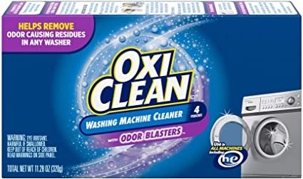 Washing Machine Cleaner with Odor Blasters, 4 Count