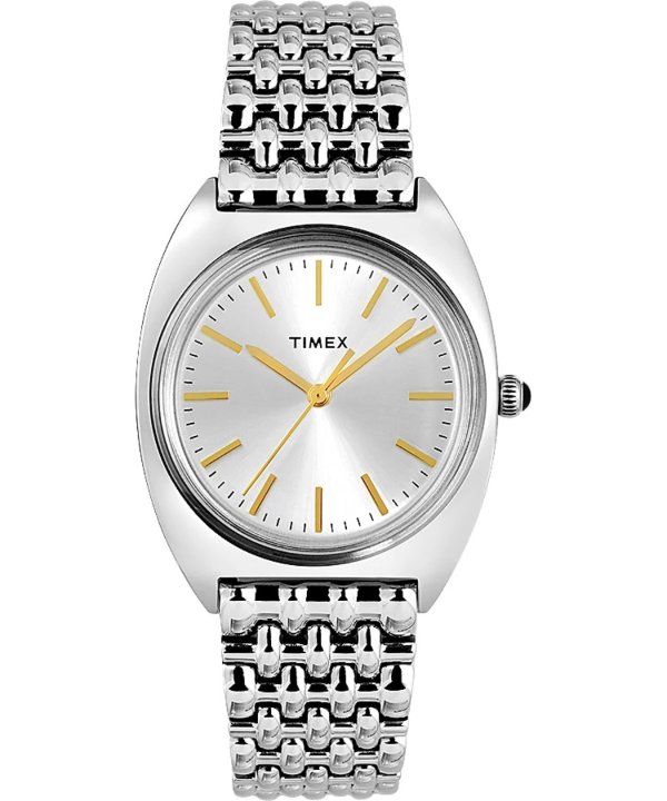 Milano 33mm Stainless Steel Bracelet Watch - Timex US