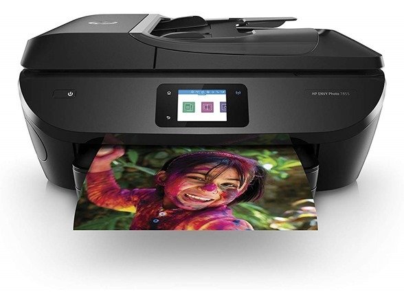 ENVY Photo 7855 All in One Photo Printer with Wireless Printing,Instant Ink & Amazon Dash Replenishment ready