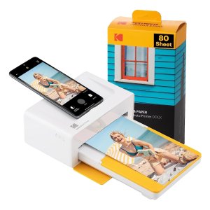 KODAK Dock Plus 4PASS 拍立得打印机 + 90张相纸 4x6"