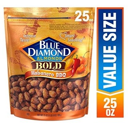 Bold Habanero BBQ Almonds, 25 Ounce