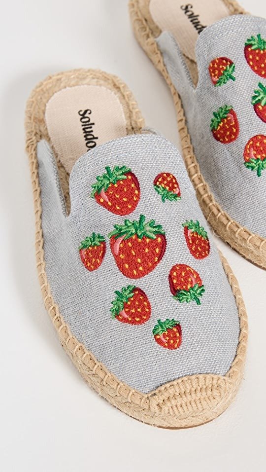 小草莓穆勒鞋
