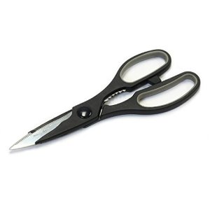 Chef Craft Kitchen Shears, Stainless Steel, Black, 9-inch