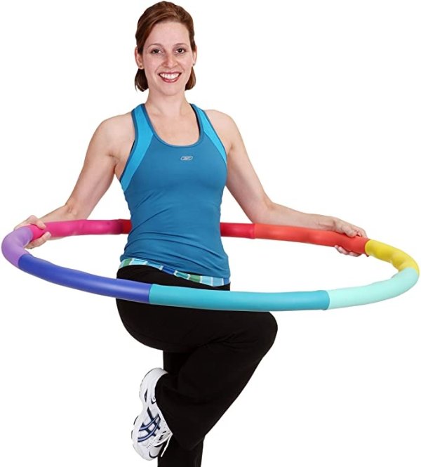 Weighted Hoop, Weight Loss ACU Hoop 5L - 4.9lb (41.5 inches Wide) Large, Weighted Fitness Exercise Hula Hoop