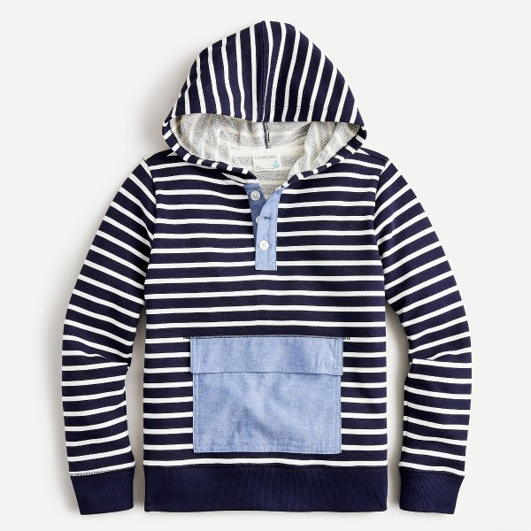 Kids' terry full-zip hoodie