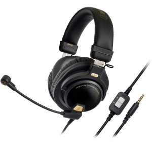 Audio-Technica ATH-PG1 Closed-Back Premium Gaming Headset with 6" Boom Microphone